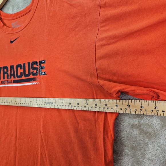 Nike Syracuse Orange Football Men's Size XXXL 3XL T-Shirt Loose Fit Short Sleeve - Picture 5 of 10